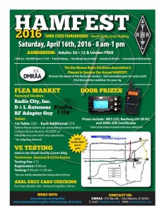 DMRAA Hamfest 2016 Flyer